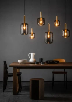 Lucide Joanet 132cm taklampa Rökfärgad