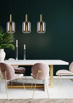 Online Lucide Joanet 110cm taklampa Rökfärgad