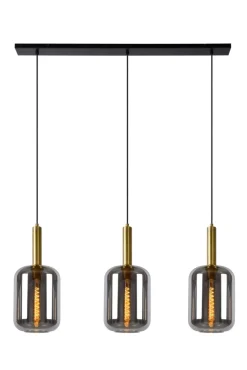 Online Lucide Joanet 110cm taklampa Rökfärgad