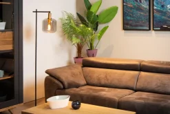 Discount Lucide Joanet golvlampa Rökfärgad