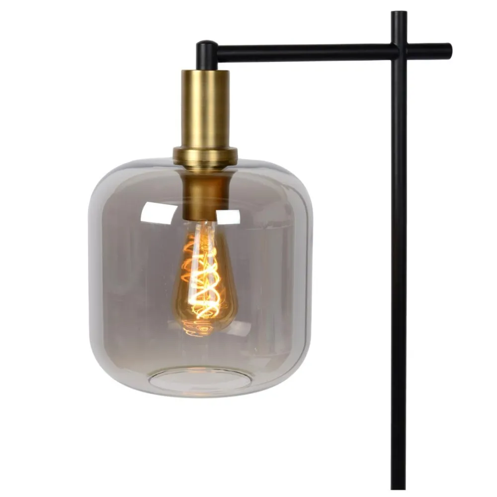 Discount Lucide Joanet golvlampa Rökfärgad