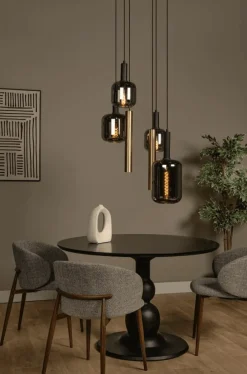 Discount Lucide Joanet mix Ø65 taklampa Svart