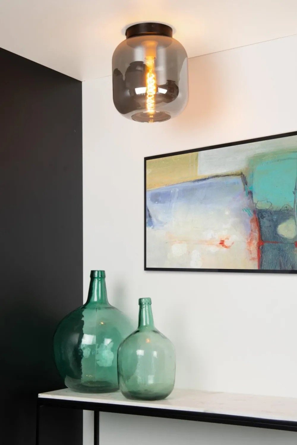 Best Lucide Joanet Ø25 plafond Rökfärgad
