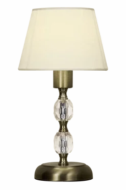 Online Aneta Lighting Johanna 30cm bordslampa Antikmässing