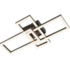 Outlet Brilliant Jorvic 47cm plafond Svart