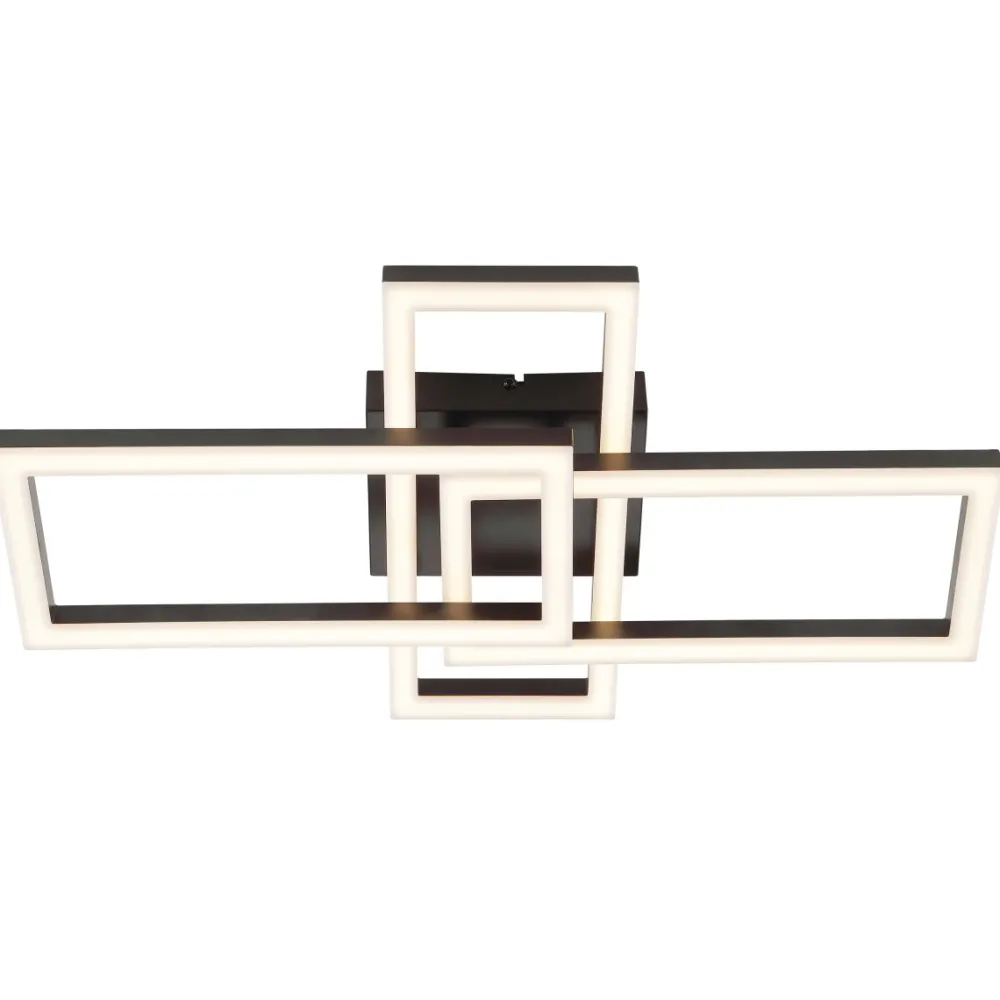 Outlet Brilliant Jorvic 47cm plafond Svart