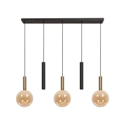 Clearance Lucide Josiane 105cm taklampa Svart