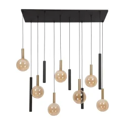 New Lucide Josiane 143cm taklampa Svart