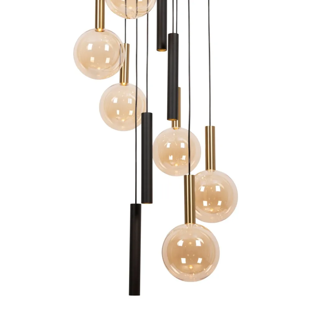 Discount Lucide Josiane Ø55 taklampa Svart