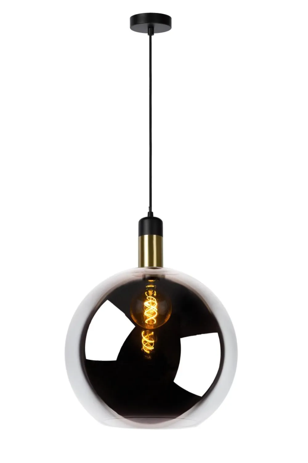 Discount Lucide Julius Ø40 taklampa Rökfärgad