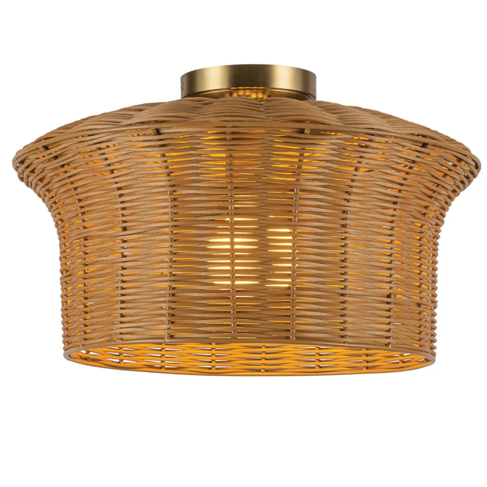 Clearance Elstead Lighting Kai Ø40 plafond Natur