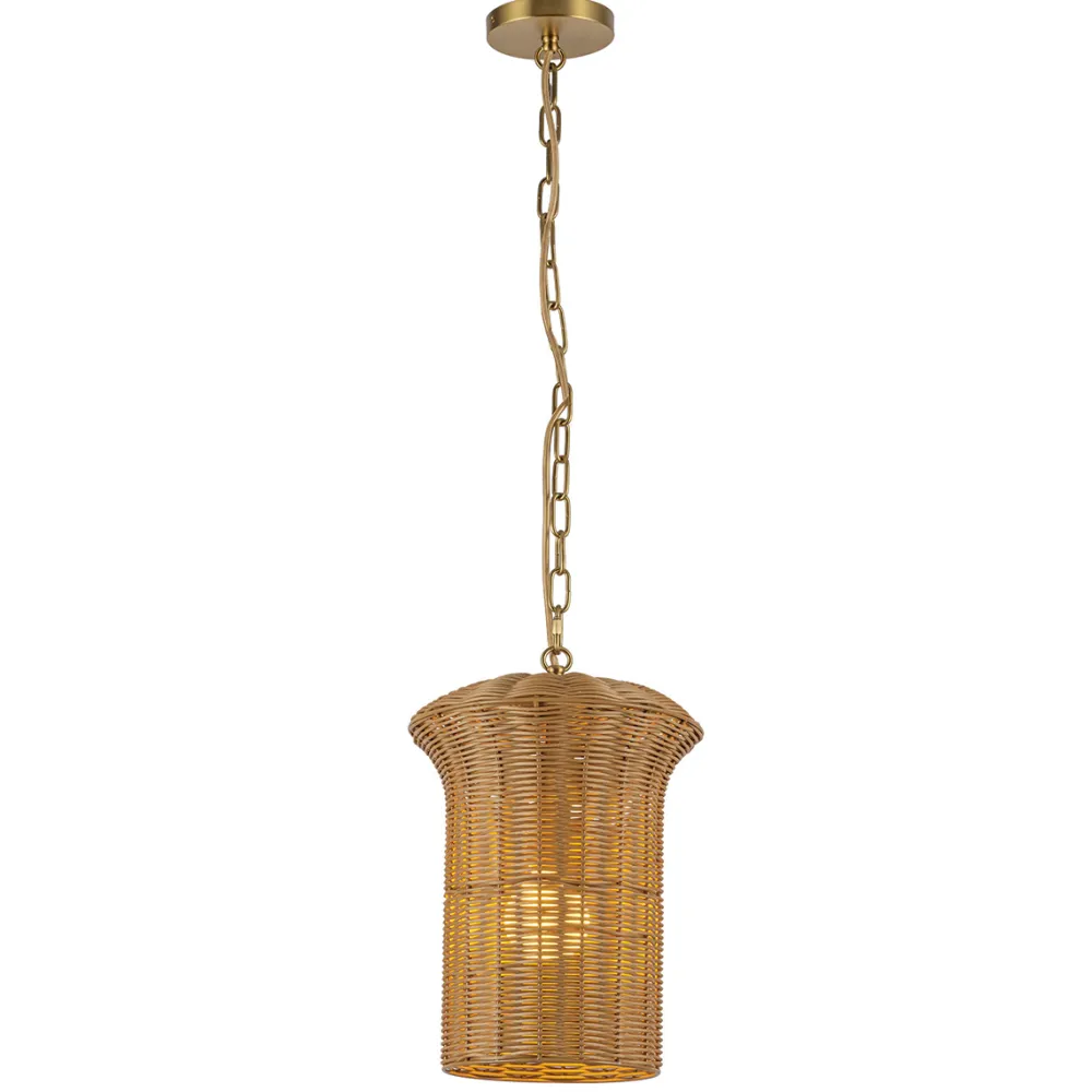 Discount Elstead Lighting Kai Ø28 taklampa Natur