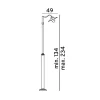 Sale Norlys Karlstad 235cm stolpe