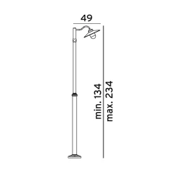 Sale Norlys Karlstad 235cm stolpe