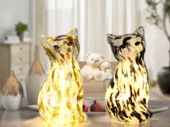 Best Pixie Design Katt 22cm bordslampa