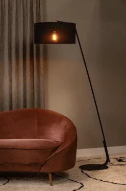 Clearance Lucide Kelso golvlampa Svart