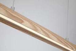Clearance Searchlight Kenzie 120cm taklampa Trä