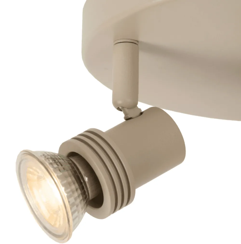Outlet Lucide Kianti 2 spotlight Taupe