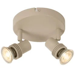 Outlet Lucide Kianti 2 spotlight Taupe