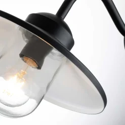 Clearance Elstead Lighting Klampenborg Ø28 utelampa Svart