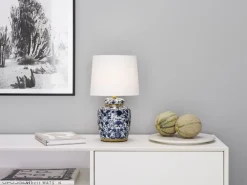 Best Cottex Klassisk 44cm bordslampa Blå