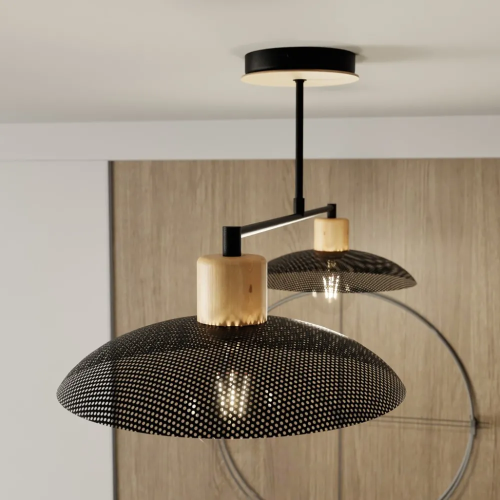Best Emibig Lighting Kobe 100cm plafond Svart