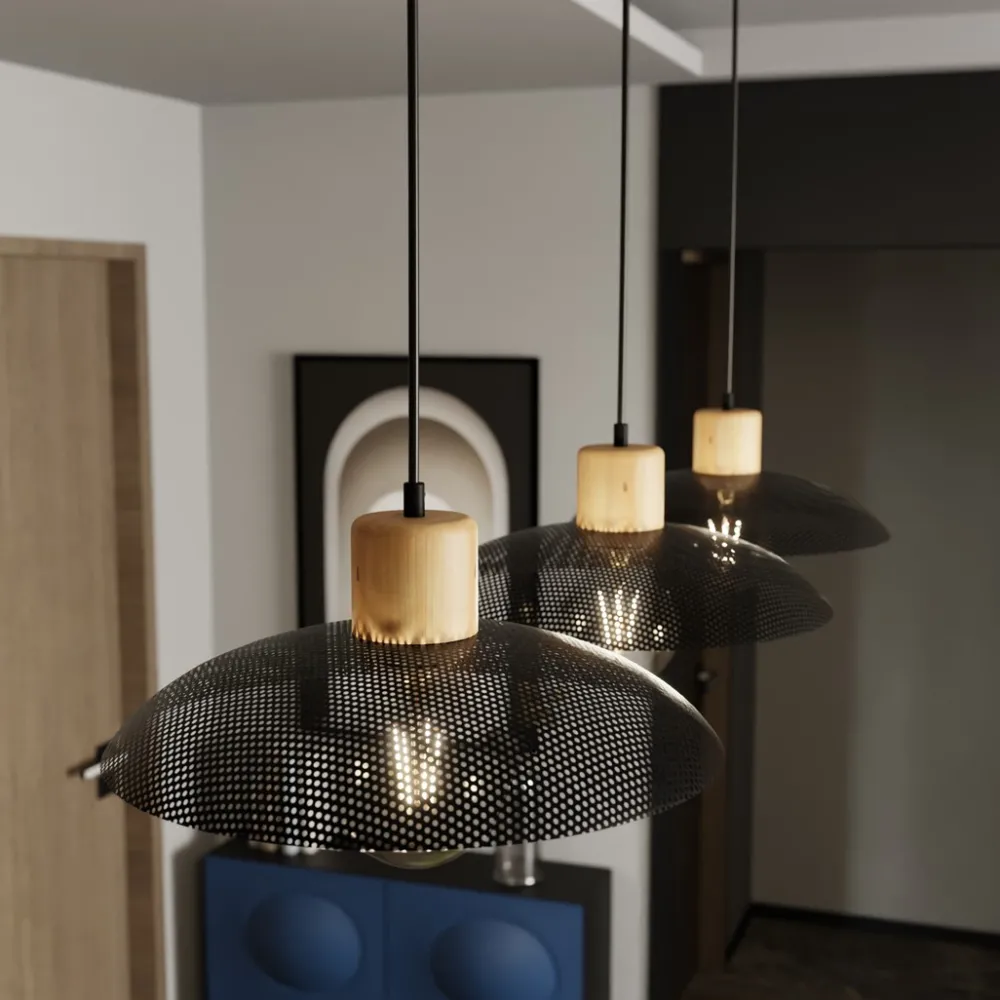 Online Emibig Lighting Kobe 90cm taklampa Svart