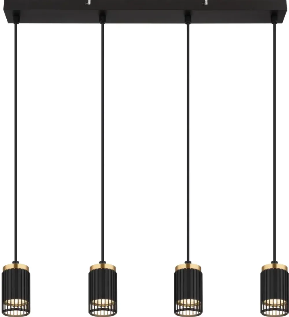 Outlet Globo Lighting Korben 60cm taklampa Svart