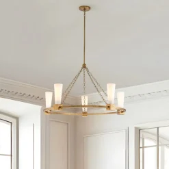 Hot Elstead Lighting Kristy Ø106 taklampa Guld