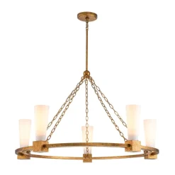 Hot Elstead Lighting Kristy Ø106 taklampa Guld