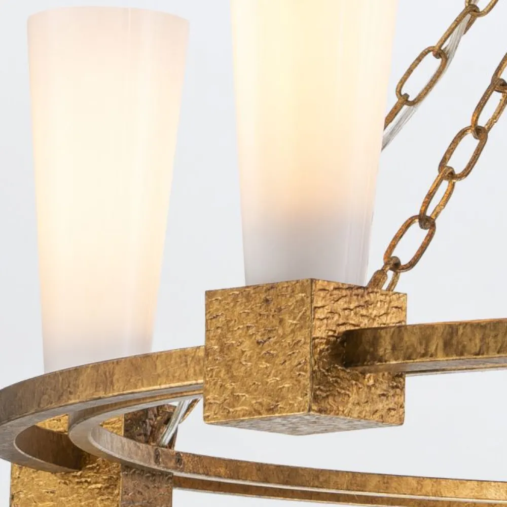 Hot Elstead Lighting Kristy Ø106 taklampa Guld