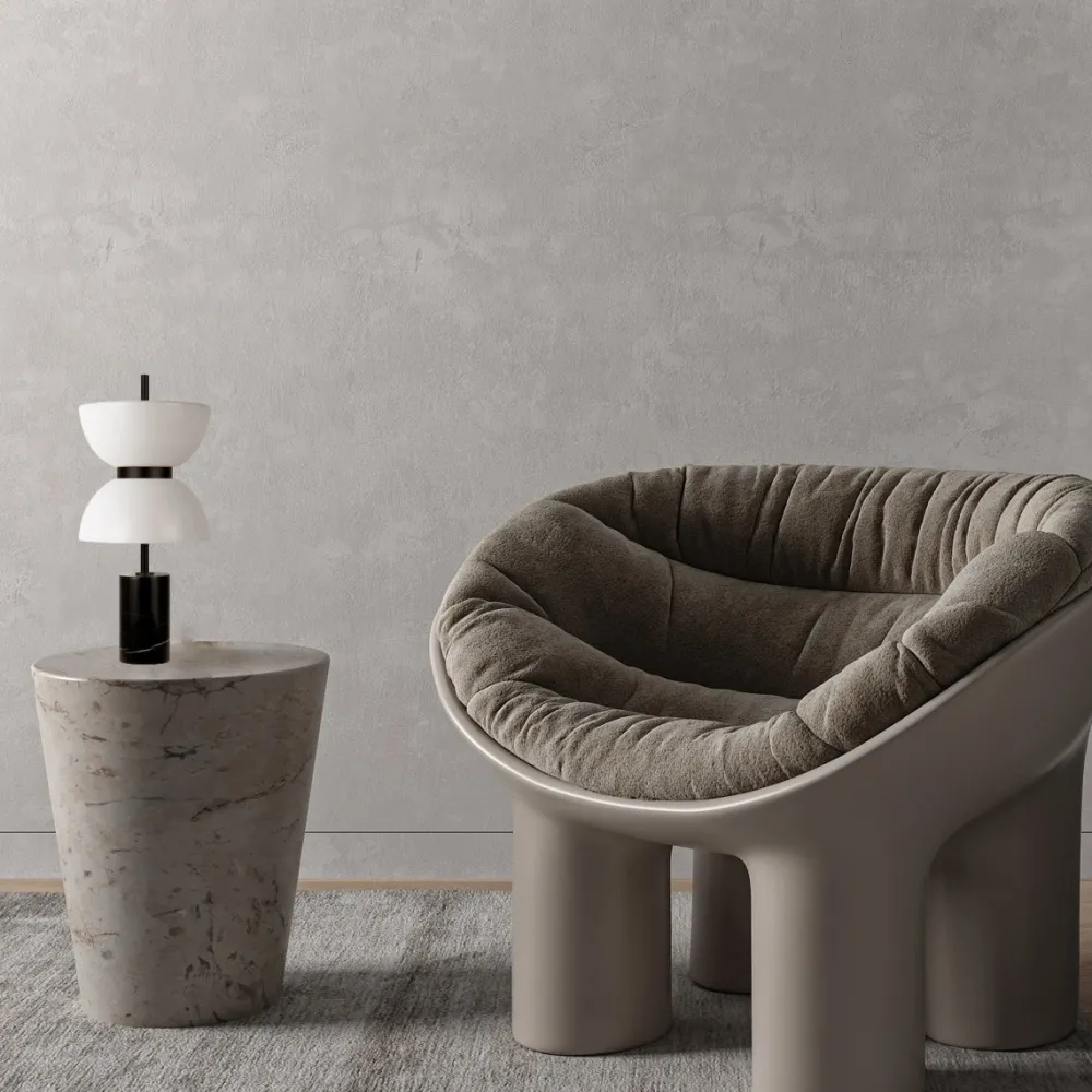 Clearance Maytoni Kyoto 46cm bordslampa Svart