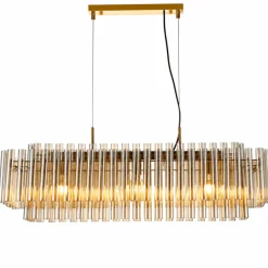 Sale Lampan Lancaster 105cm taklampa Mässing/amber