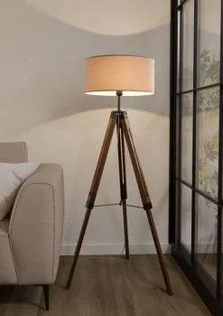 Online Eglo Lantada golvlampa Nöt