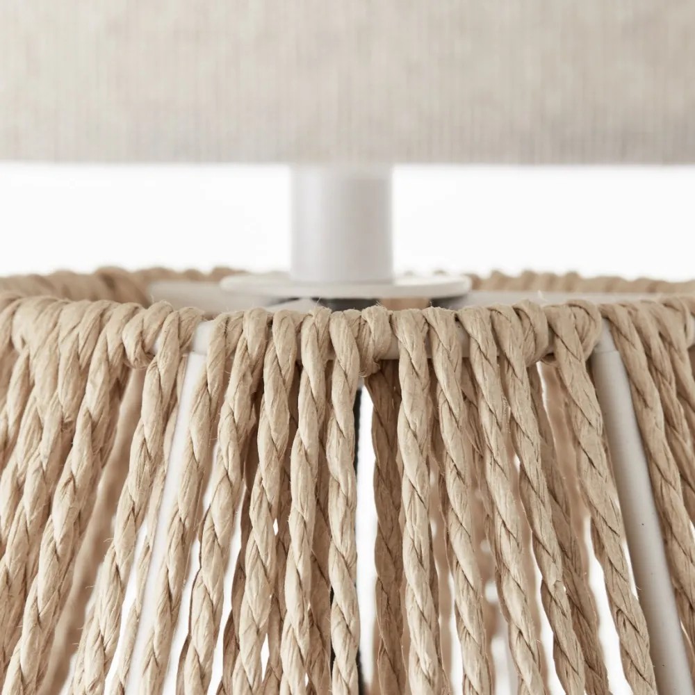 New Brilliant Laraine 52cm bordslampa Natur