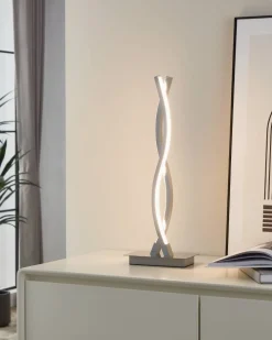 New Eglo Lasana 46cm bordslampa Krom
