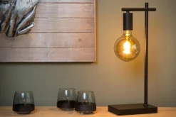 Hot Lucide Leanne 52cm bordslampa Svart