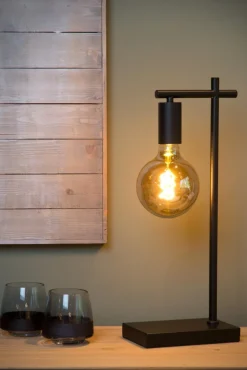 Hot Lucide Leanne 52cm bordslampa Svart