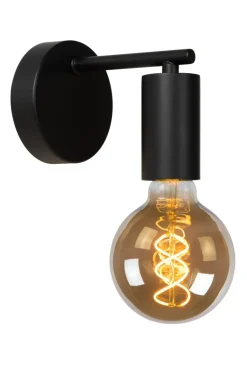 Hot Lucide Leanne 15cm vägglampa Svart
