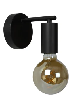 Hot Lucide Leanne 15cm vägglampa Svart