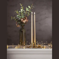 Sale Star Trading LED Antikljus Flamme Metal 40cm