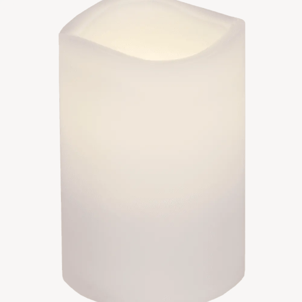 Outlet Star Trading LED Blockljus Paul Vit