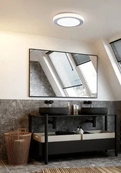 Best Eglo Led Carpi Ø38 badrumslampa Vit