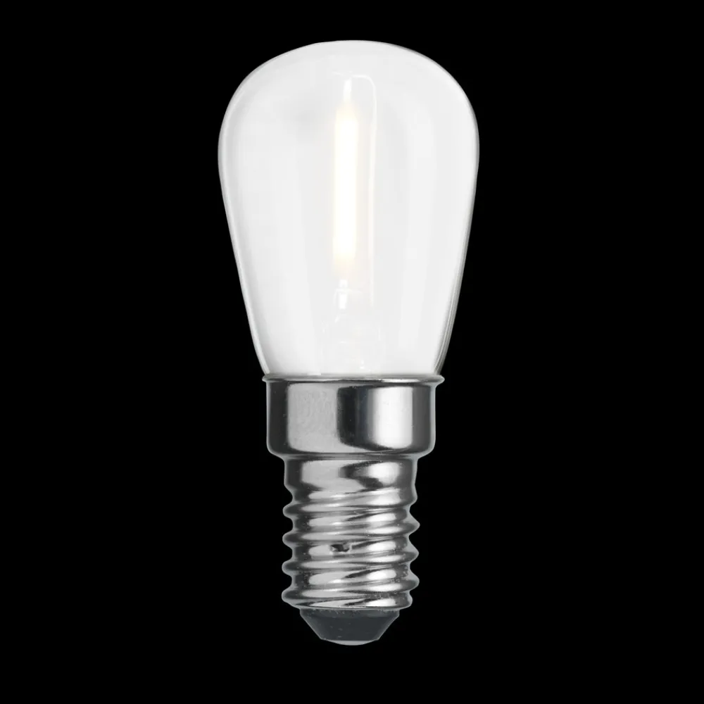 Clearance Unison LED E14 päron matt 0,8W 2700K Vit