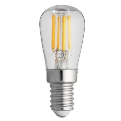 Unison LED E14 päron 3,3W 2200K dimbar Transparent
