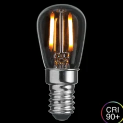 Unison LED E14 päron 2,2W 2700K dimbar Transparent