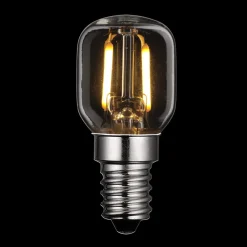 Outlet Unison LED E14 päron 1,2W 2200K dimbar Transparent