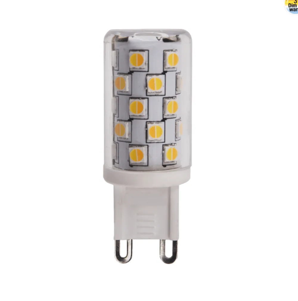 Clearance Unison LED G9 4W 3-steg dim to warm minne