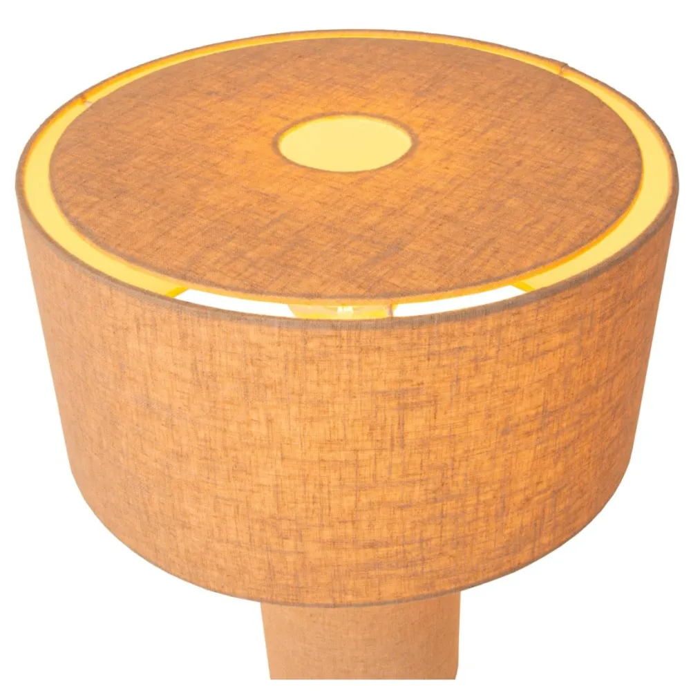Outlet Lucide Leeroy 52cm bordslampa Taupe