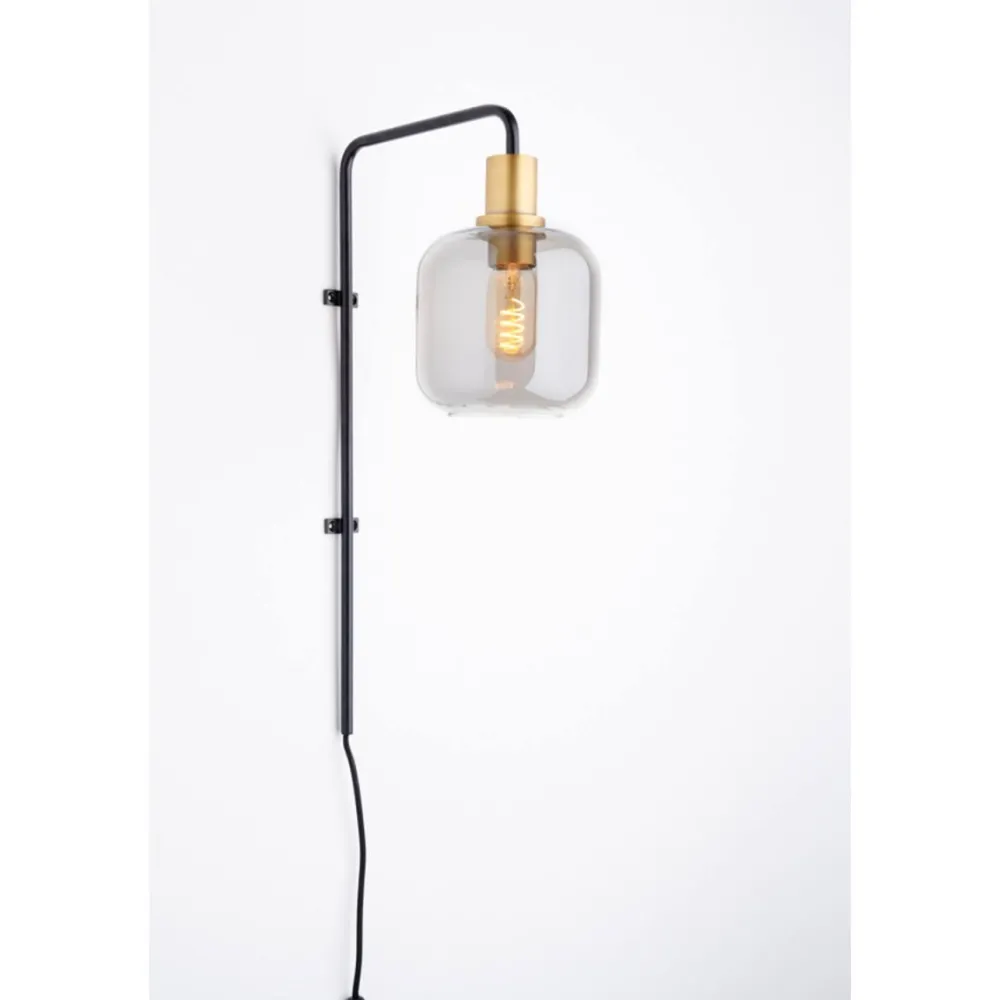 Hot Light & Living Lekar 32cm vägglampa Svart